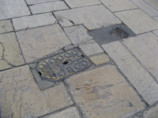 Cracked Paving Stone
