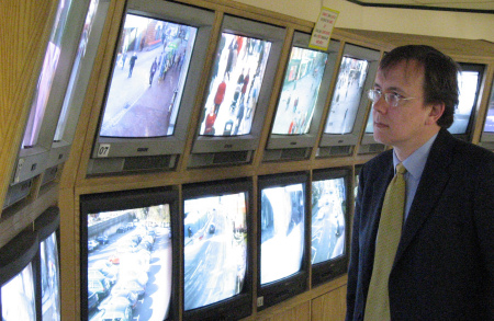 Martin Tod visits CCTV Control Centre