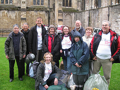 Morning after the Big Sleep Out in Winchester